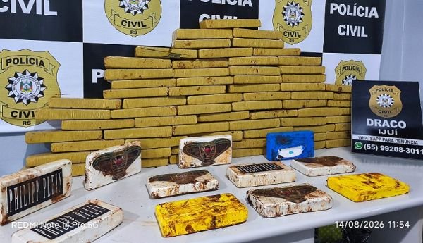 Polícia Civil encontra mais de 64 kg de drogas enterradas no interior de Ijuí