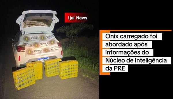 PRE de Santo Augusto apreende cerca de 100 quilos de maconha e prende casal