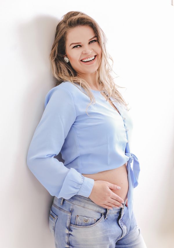 Look de Daiane e Valentim, por Josi Rodrigues.