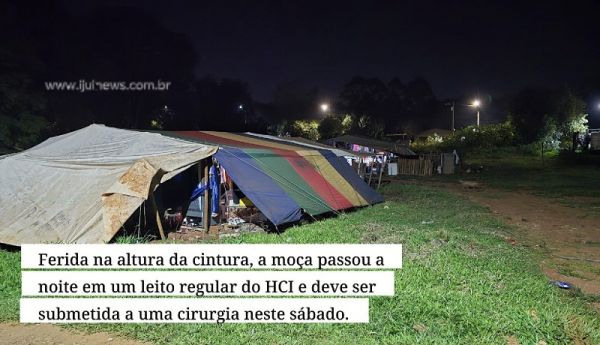 Mulher é baleada após confusão entre barracas em acampamento cigano em Ijuí